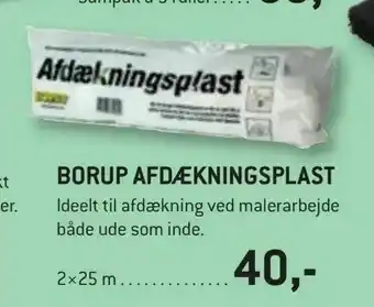 XL-BYG Borup afdækningsplast tilbud