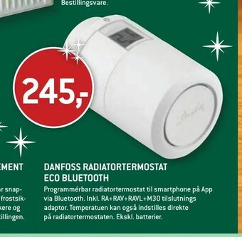 XL-BYG Danfoss radiatortermostat eco bluetooth tilbud