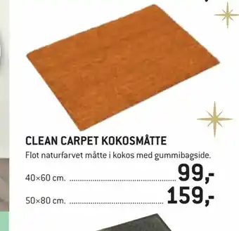 Clean carpet kokosmåtte