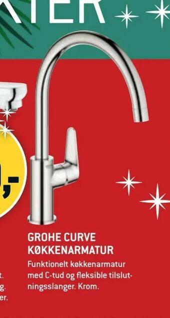 XL-BYG Grohe curve køkkenarmatur tilbud