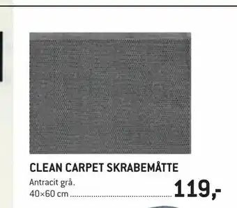 XL-BYG Clean carpet skrabemåtte tilbud