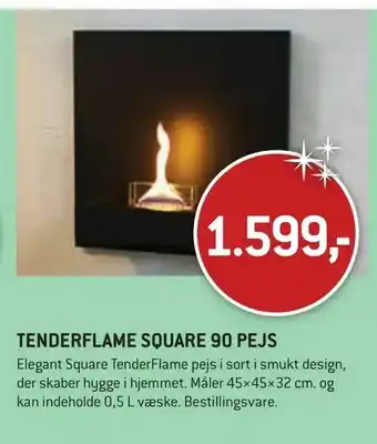 Tenderflame square 90 pejs