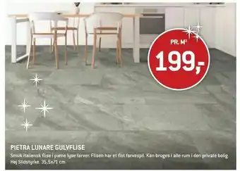 XL-BYG Pietra lunare gulvflise tilbud