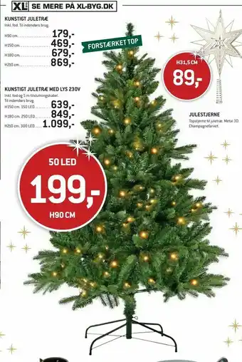 XL-BYG Kunstigt juletræ tilbud