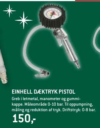XL-BYG Einhell dæktryk pistol tilbud