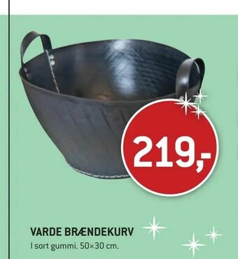 XL-BYG Varde brændekurv tilbud