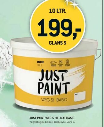XL-BYG Just paint væg 5 helmat basic tilbud