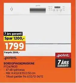 BORDOPVASKEMASKINE