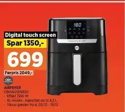Power AIRFRYER tilbud