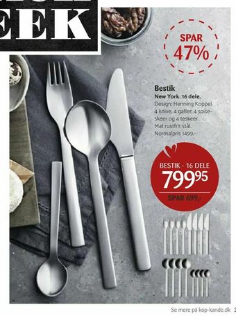 Kop & Kande Bestik tilbud