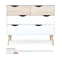 Daells Bolighus KOMMODE tilbud