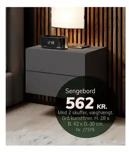Daells Bolighus Sengebord tilbud