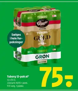 Coop 365 Tuborg 12-pak øl tilbud