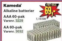 Harald Nyborg Kameda Alkaline batterier tilbud
