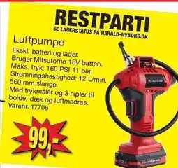 Harald Nyborg Luftpumpe tilbud
