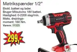 Harald Nyborg Møtrikspænder 1/2'' tilbud
