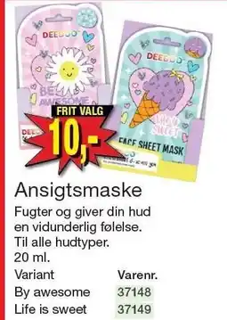 Harald Nyborg Ansigtsmaske tilbud