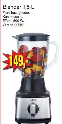 Harald Nyborg Blender 1,5 L tilbud