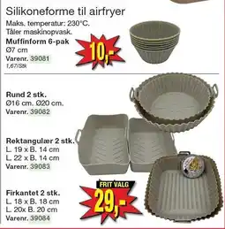 Harald Nyborg Silikoneforme til airfryer tilbud