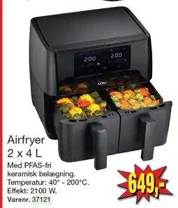 Harald Nyborg Airfryer 2 X 4 L tilbud