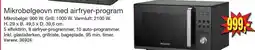 Harald Nyborg Mikrobølgeovn med airfryer-program tilbud
