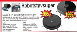 Nedis 3-i-1 smart robotstøvsuger