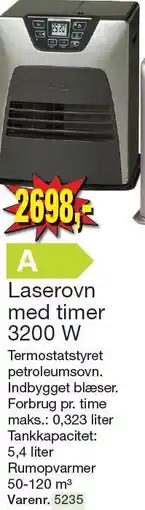 Harald Nyborg Laserovn med timer 3200 W tilbud