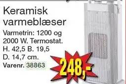 Harald Nyborg Keramisk varmeblæser tilbud