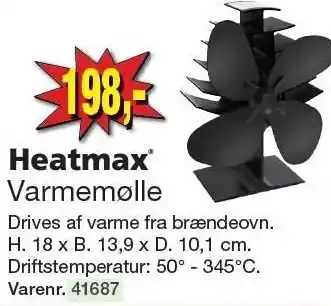 Harald Nyborg Heatmax Varmemølle tilbud