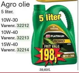 Harald Nyborg Agro olie tilbud