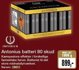 Harald Nyborg Imperium Antonius batteri 80 skud tilbud