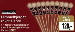 Danmarks perler Himmelbjerget raket 10 stk
