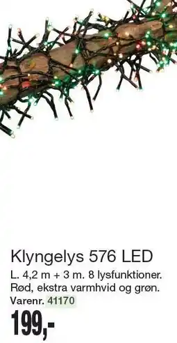 Harald Nyborg Klyngelys 576 LED tilbud