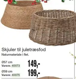 Skjuler til juletræsfod