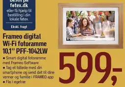Føtex Frameo digital Wi-Fi fotoramme 10,1'' PFF-1042LW tilbud
