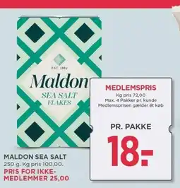 MENY MALDON SEA SALT tilbud
