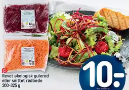 REMA 1000 Revet økologisk gulerod eller snittet rødbede tilbud