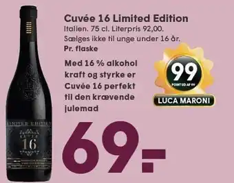 SPAR Cuvée 16 Limited Edition tilbud