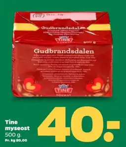 Netto TINE Myseost tilbud