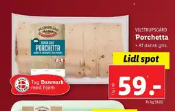 Lidl VILSTRUPSGÅRD Porchetta tilbud