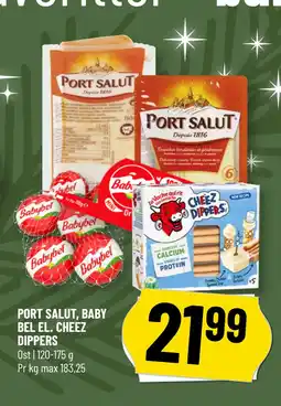 Løvbjerg PORT SALUT, BABY BEL EL. CHEEZ DIPPERS tilbud