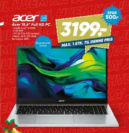 Bilka Acer 15,6” Full HD PC tilbud