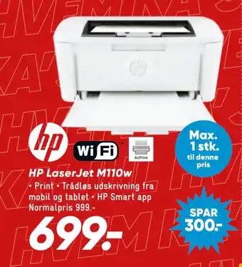 Bilka HP LaserJet M110w tilbud