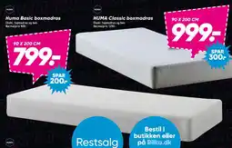Bilka Huma Basic boxmadras tilbud