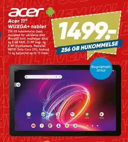Bilka Acer 11” WUXGA+ tablet tilbud