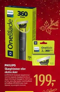 Skægtrimmer eller ekstra skær