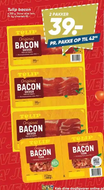 Bilka TULIP bacon tilbud