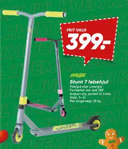 Bilka Stunt 7 løbehjul tilbud