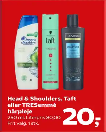 SuperBrugsen Head & Shoulders, Taft eller TRESemmé hårpleje tilbud