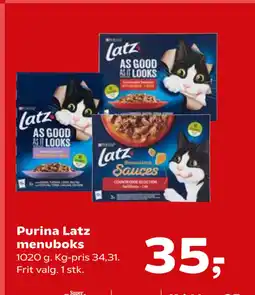 SuperBrugsen Purina Latz menuboks tilbud